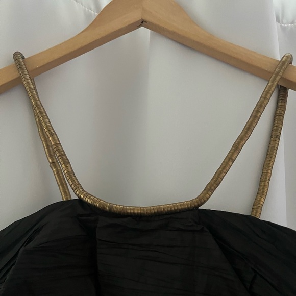 Calypso St. Barth Black Silk Pleated Dress Size 4 NWT - Picture 4 of 7